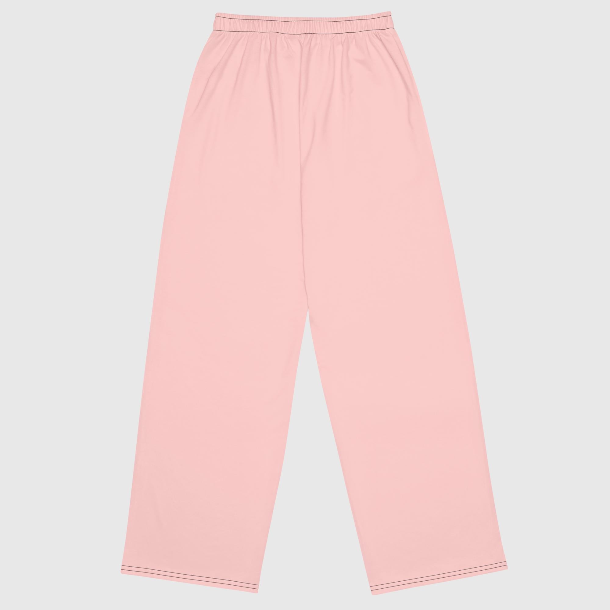 Women's wide-leg pants - Pink - Sunset Harbor Clothing
